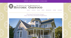 Desktop Screenshot of historicoakwood.org
